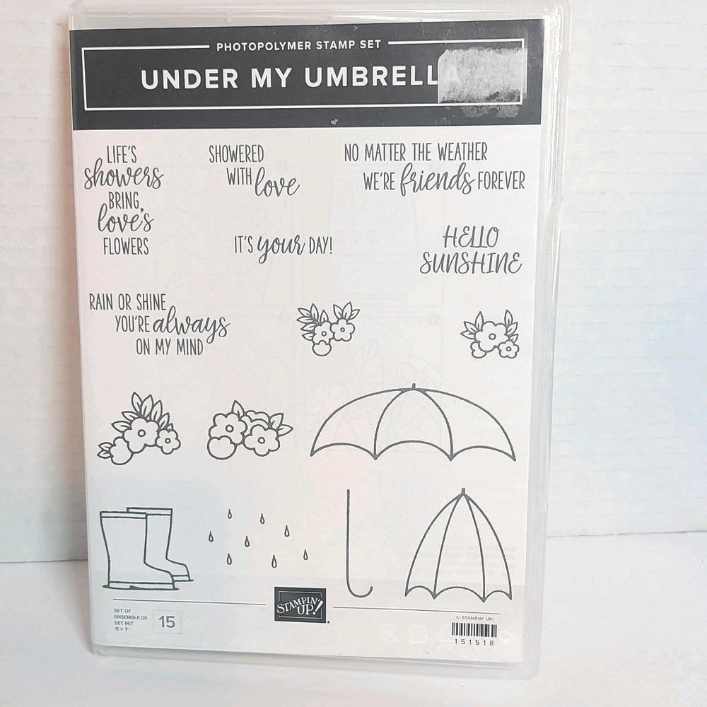 Stamp Up! Under My Umbrella Photopolymer Stamp Set